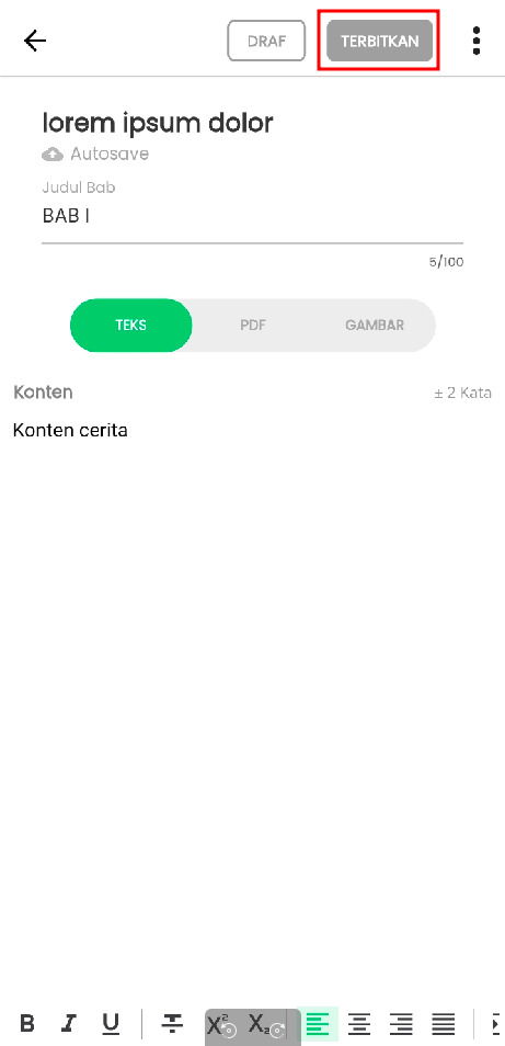 release menulis